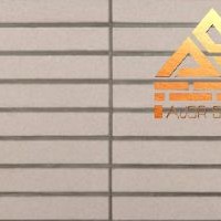 آجر نما نسوز سفید متمایل به طوسی مدرن AB22401